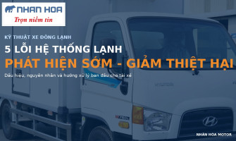 5 Lỗi Thường Gặp Ở Hệ Thống Lạnh Xe Tải Đông Lạnh Và Cách Xử Lý Nhanh
