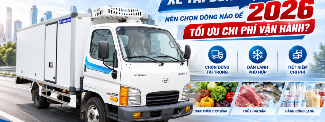 Xe Tải Đông Lạnh 2026: Nên Chọn Dòng Nào Để Tối Ưu Chi Phí Vận Hành? Xe Tải Đông Lạnh 2026: Nên Chọn Dòng Nào Để Tối Ưu Chi Phí Vận Hành?