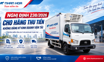 Nghị định 238/2026/NĐ-CP: Chở hàng thu tiền mà không đăng ký kinh doanh vận tải, phạt tới 52 triệu đồng! Nghị định 238/2026/NĐ-CP: Chở hàng thu tiền mà không đăng ký kinh doanh vận tải, phạt tới 52 triệu đồng!