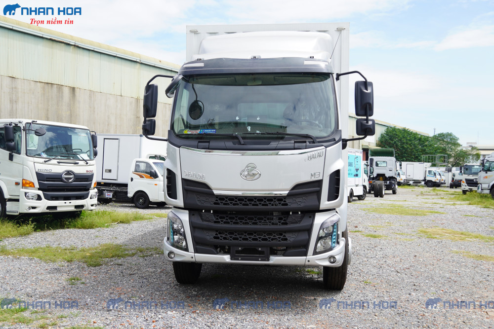 Xe tải thùng kín container Chenglong M3 LZ5187 góc khác