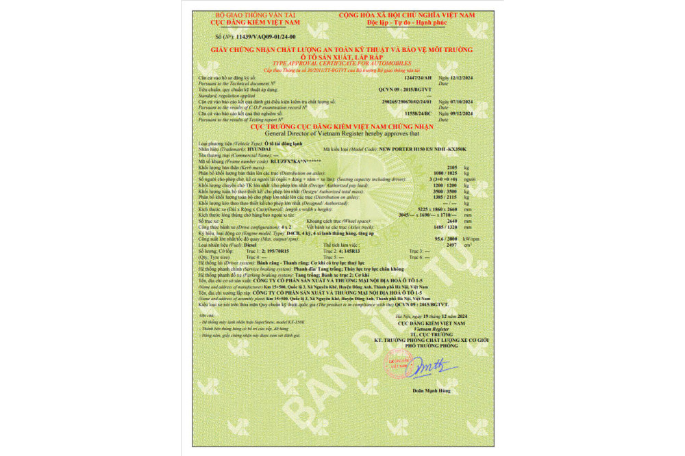 Xe Tải Hyundai Tải Trọng 1.2 Tấn Thùng Đông Lạnh H150 Xe Tải Hyundai Tải Trọng 1.2 Tấn Thùng Đông Lạnh H150